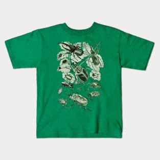 Coleoptera Beetles and Weevils J Mayson Brunswick Green Kids T-Shirt